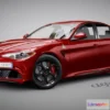 1525332 - PBR Game 3D Models - Alfa Romeo Giulia Quadrifoglio 3D Max
