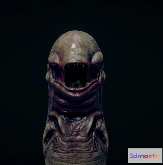 1525340 - PBR Game 3D Models - Alien Chestburster 3D Max
