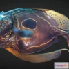 1525350 - PBR Game 3D Models - Alien Fantasy Fish   Magmabarus 3D Max