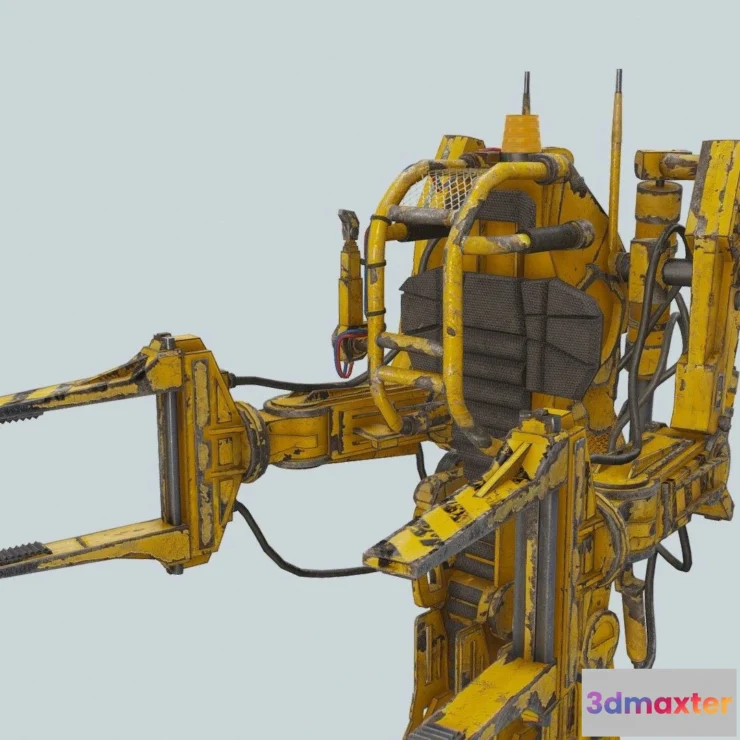 1525368 - PBR Game 3D Models - Aliens Powerloader 3D Max