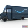 1525378 - PBR Game 3D Models - Amazon Prime Delivery Truck 3D Max