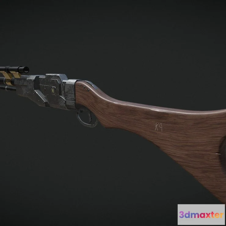 1525380 - PBR Game 3D Models - Amban Phase Pulse Blaster Rifle Fan Art 3D Max