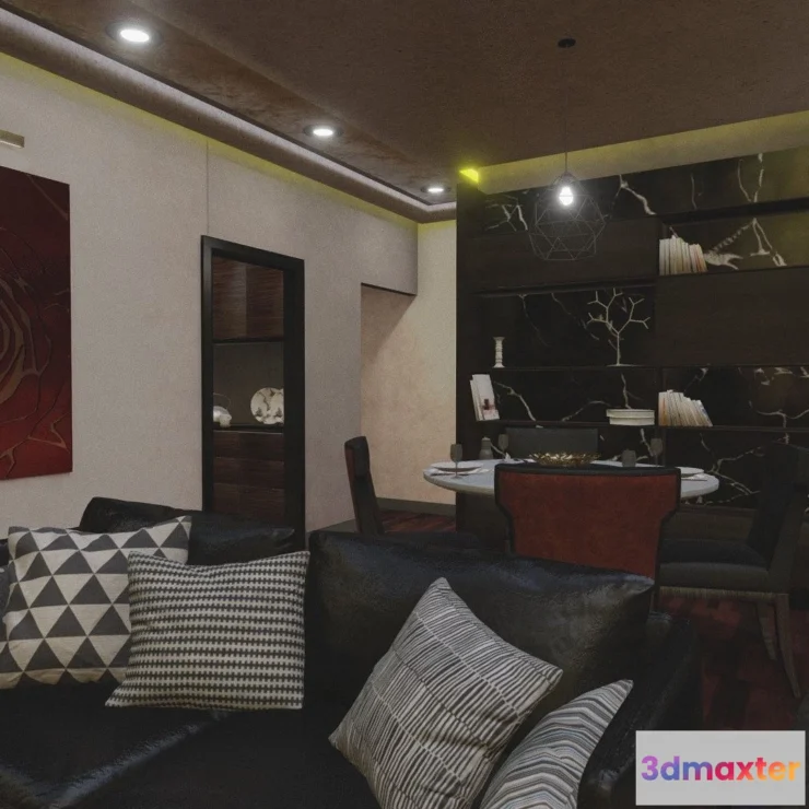 1525452 - PBR Game 3D Models - Apartment 3D Max