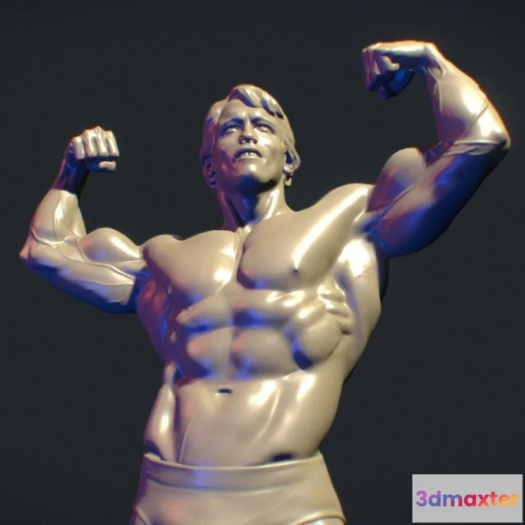 1525470 - PBR Game 3D Models - Arnold Schwarzenegger 3D Max