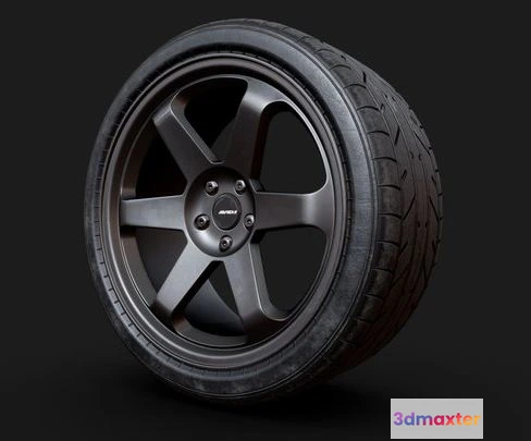 1525536 - PBR Game 3D Models - AVID1 AV6 & Generic Tire 3D Max