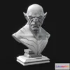 1525538 - PBR Game 3D Models - Azog Bust For 3D Print 3D Max