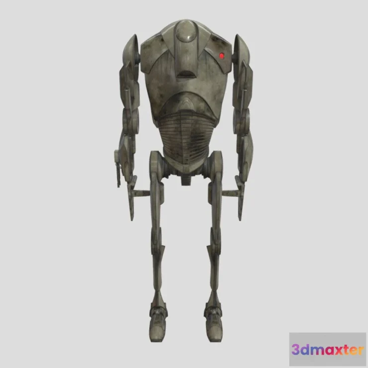 1525540 - PBR Game 3D Models - B2 Battle Droid 3D Max