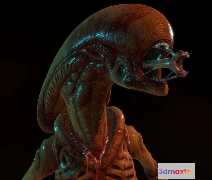 1525544 - PBR Game 3D Models - Baby Runner Rearing Up 3D Max