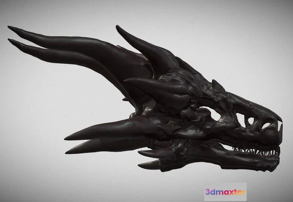 1525558 - PBR Game 3D Models - Balerion The Black Dread 3D Max