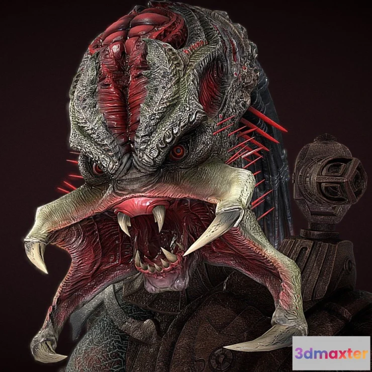 1525604 - PBR Game 3D Models - Berserker Predator 3D Max