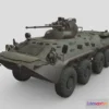1525642 - PBR Game 3D Models - Btr 80A 3D Max