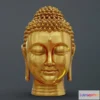 1525646 - PBR Game 3D Models - Buddha Head Smooth 3D Max