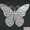 1525680 - PBR Game 3D Models - Celtic Butterfly 3D Max
