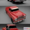 1525686 - PBR Game 3D Models - Chevrolet Apache 1959 (red) 3D Max