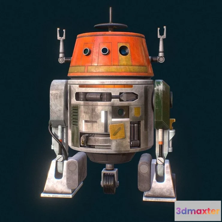 1525704 - PBR Game 3D Models - Chopper C1 10P Star Wars Rebels 3D Max