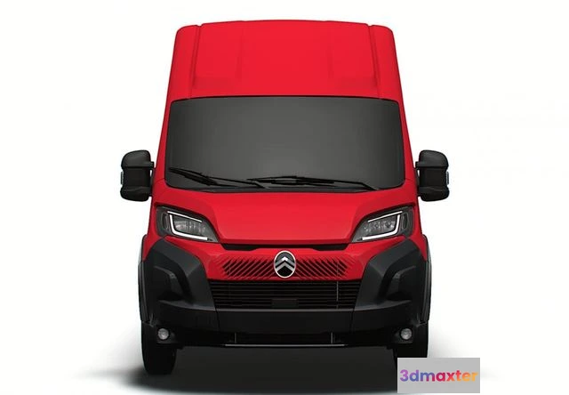 1525712 - PBR Game 3D Models - Citroen e Jumper Van L2H3 2024 3D Max