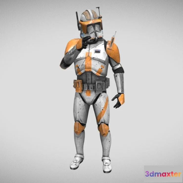1525728 - PBR Game 3D Models - Clone Commander Cody Purchaseable 3D Max