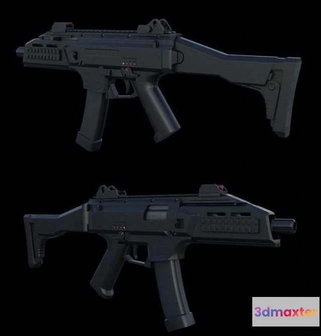 1525774 - PBR Game 3D Models - CZ Scorpion EVO 3D Max