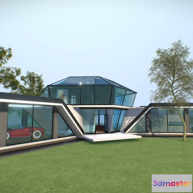 1525794 - PBR Game 3D Models - Diamond Residence 3D Max