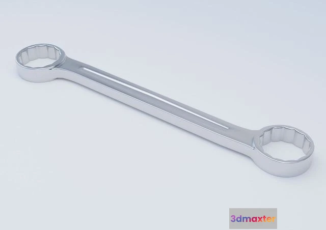 1525814 - PBR Game 3D Models - Double Ended Box Wrench 3D Max
