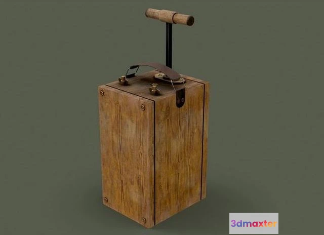 1525824 - PBR Game 3D Models - Dynamite Plunger 3D Max