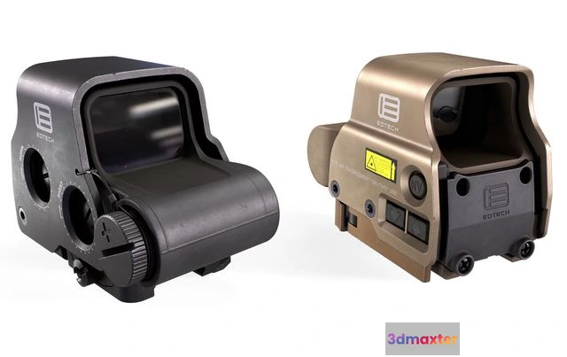 1525852 - PBR Game 3D Models - EOTech EXPS3 Holographic Sight 3D Max