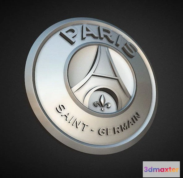 1525898 - PBR Game 3D Models - Fc Psg Stl 3D Model For Cnc 3D Max