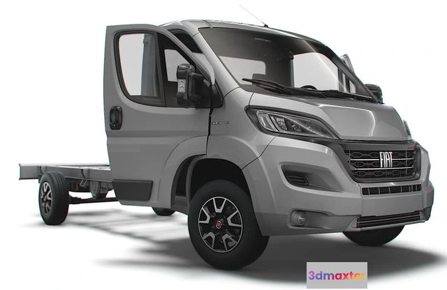 1525932 - PBR Game 3D Models - Fiat Ducato Chassis SCab 4035WBXL 2023 3D Max