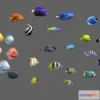 1525946 - PBR Game 3D Models - Fish Pack 30   Coral Bay 3D Max