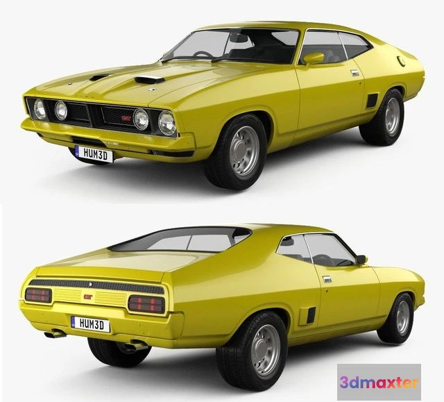1525970 - PBR Game 3D Models - Ford Falcon GT Coupe 1973 3D Max
