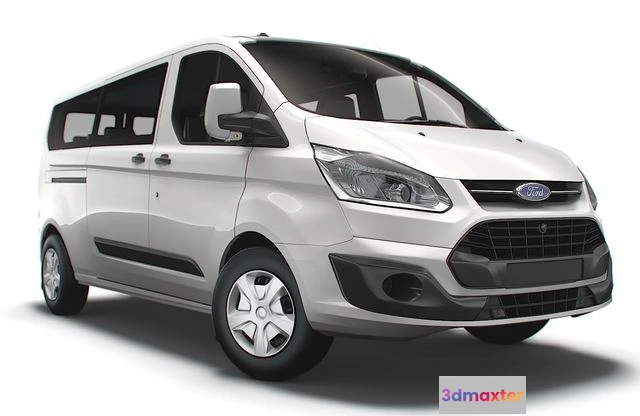 1525976 - PBR Game 3D Models - Ford Tourneo Custom L2H1 2018 3D Max