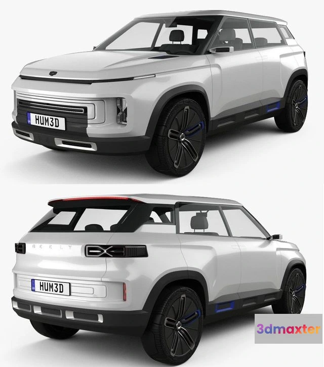 1526026 - PBR Game 3D Models - Geely Icon 2020 3D Max