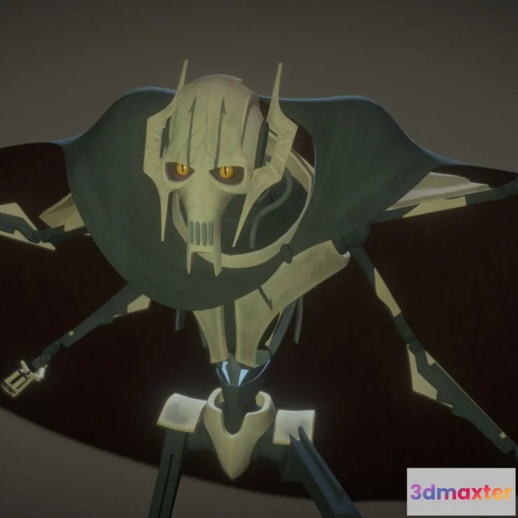 1526028 - PBR Game 3D Models - General Grievous Bad Batch Wip 3D Max