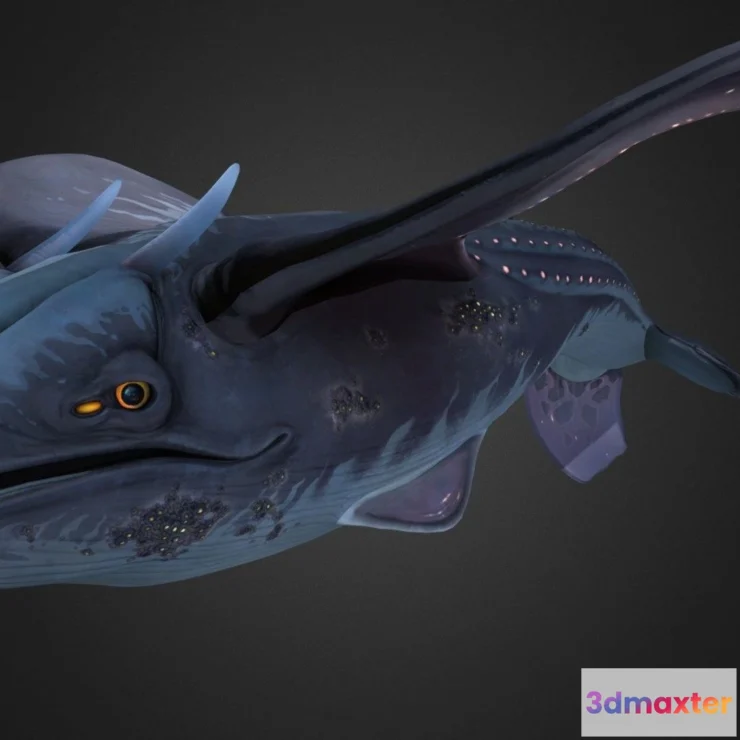 1526048 - PBR Game 3D Models - Glow Whale 3D Max