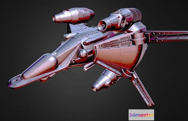 1526062 - PBR Game 3D Models - Gunstar   The Last Starfighter 3D Max