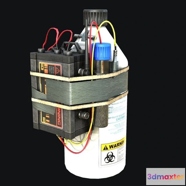 1526072 - PBR Game 3D Models - Handmade Explasive 3D Max