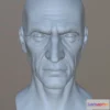 1526092 - PBR Game 3D Models - High Detailed Old Guy Face Uv Low High Poly 3D Max