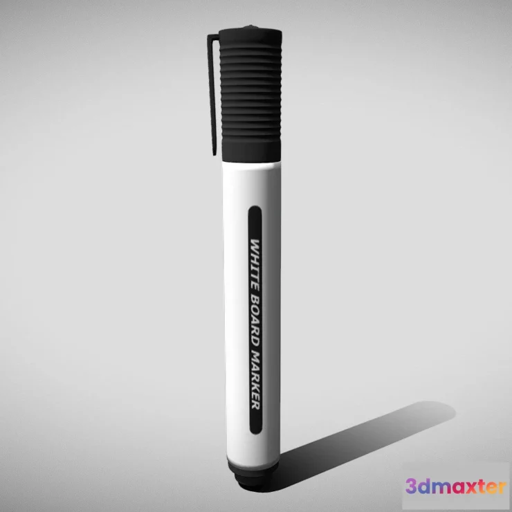 1526094 - PBR Game 3D Models - High Poly Closed Marker 3D Max