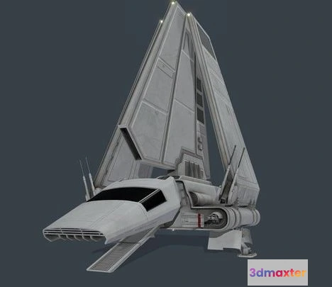 1526134 - PBR Game 3D Models - Imp Lambda Shuttle V2 3D Max
