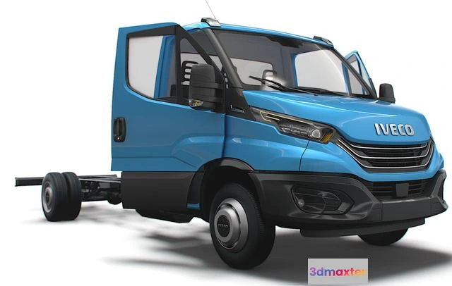1526152 - PBR Game 3D Models - Iveco Daily Single Cab HQ Interior L5 Chassis 2023 3D Max