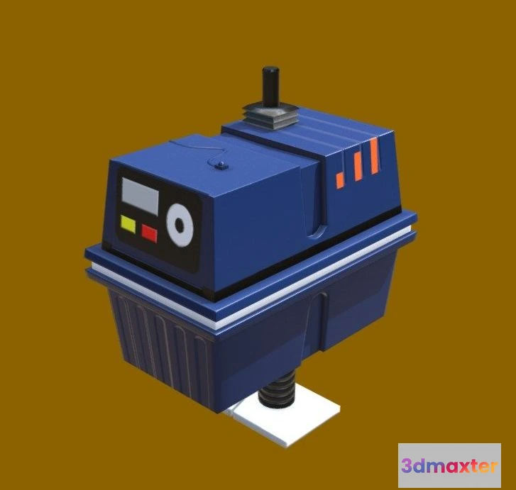 1526176 - PBR Game 3D Models - Kenner Star Wars Figure Power Droid 3D Max