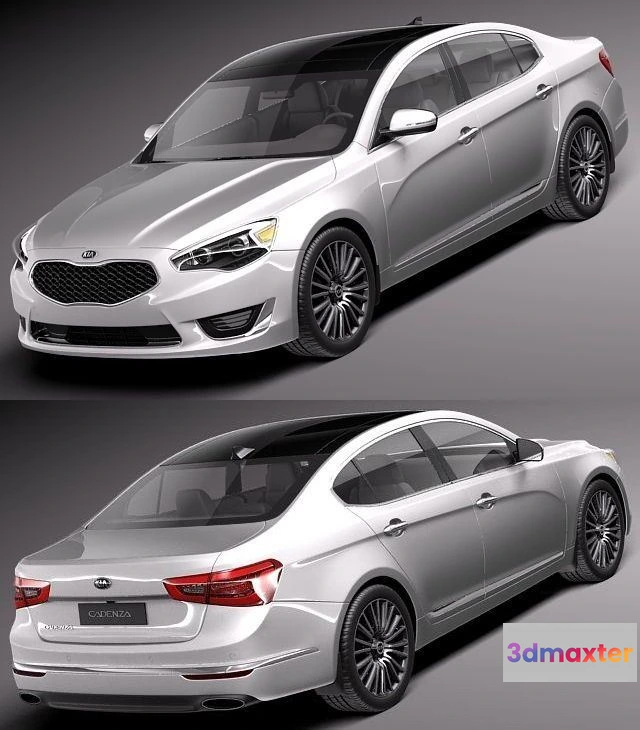 1526180 - PBR Game 3D Models - Kia Cadenza 2014 3D Max