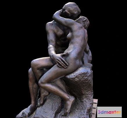 1526204 - PBR Game 3D Models - Le Baiser   Auguste Rodin 3D Max