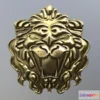 1526222 - PBR Game 3D Models - Lion Relief 3D Max