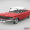 1526228 - PBR Game 3D Models - Low Poly Car Pontiac Venture 1960 3D Max