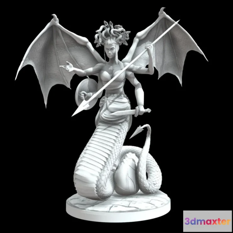 1526254 - PBR Game 3D Models - Mother Of Monsters 3D Max