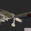1526302 - PBR Game 3D Models - Nakajima Ki 84 Hayate 3D Max