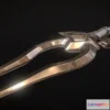 1526362 - PBR Game 3D Models - Nile Scepter 3D Printing Cosplay 3D Max
