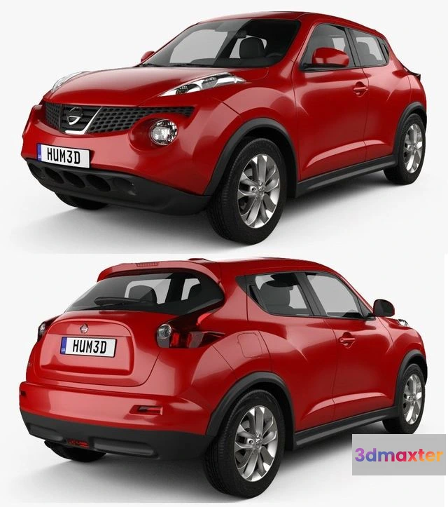 1526368 - PBR Game 3D Models - Nissan Juke 2011 3D Max