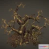 1526428 - PBR Game 3D Models - Old Creepy Trees Hand Painted Series 3D Max